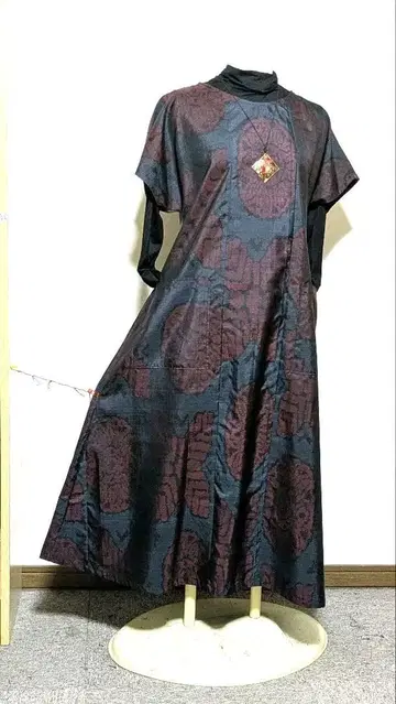 오시마  기모노 리메이크 롱 원피스 A 19