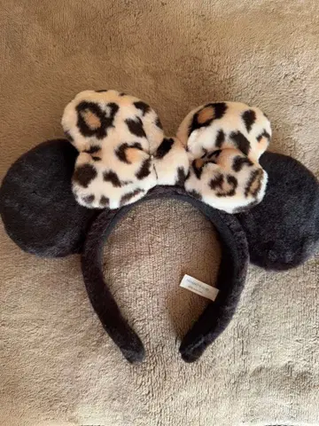 디즈니 미니 머리띠 레오파드 무늬