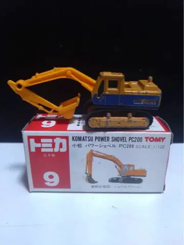 토미카 일본제 코마츠 셔블 PC200 빨간 상자 미니카