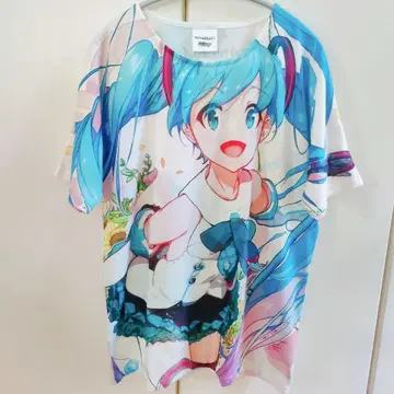 매지컬 미라이 2017 풀 그래픽 T셔츠 L 사이즈