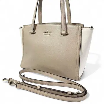 정품 케이트 스페이드 핸드백 2way 숄더 포함 숄더 화이트 가죽