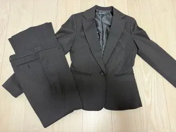 INGNI 수트 셋업 블랙 핀스트라이프 일본제