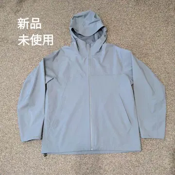 UNIQLO 후드 부착 블록 테크 자켓 XL 그레이