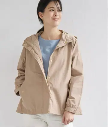 ikka 마운틴 파카 후드 부착 베이지 자켓 L