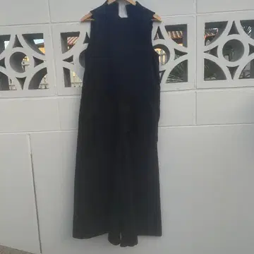 Dickies 블랙 슬리브리스 점프수트