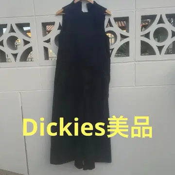 Dickies 블랙 슬리브리스 살로펫