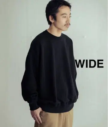 L'ECHOPPE [ LE / 엘이 ] WIDE 맨투맨 1 SHORT