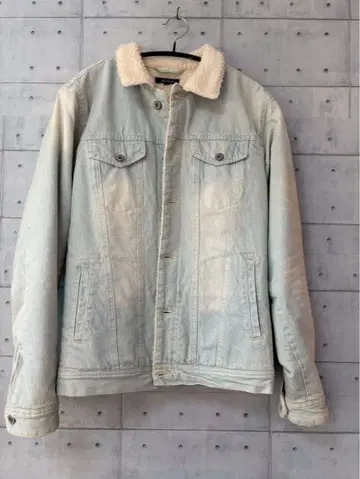 FULL GLOW 보아 옷깃 데님 자켓 L