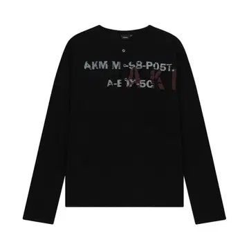 Aakam Waffle Henry Neck Long Sleeve