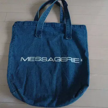 MESSAGERIE 데님 토트백