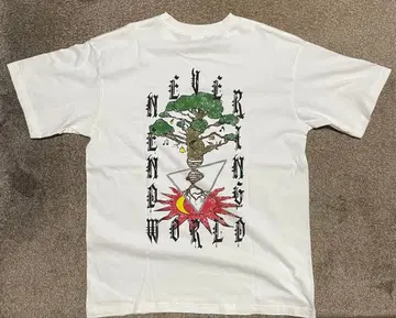 UVERworld NEVER ENDING WORLD 티셔츠 화이트 XL