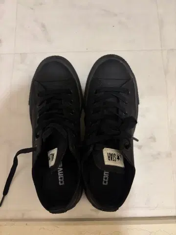 컨버스 올스타 블랙 레인 슈즈 스니커즈