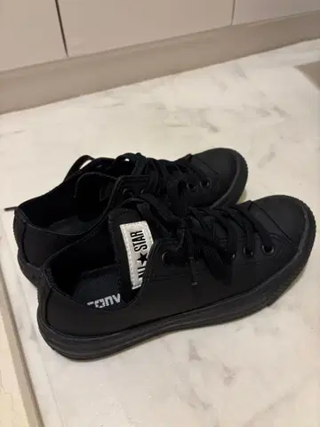 컨버스 올스타 블랙 레인 슈즈 스니커즈