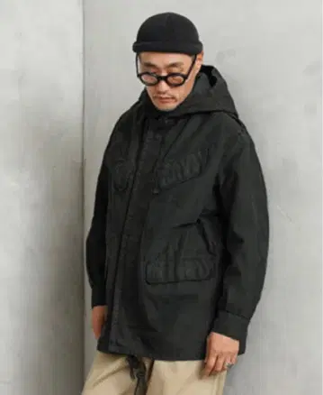 와이퍼 잉크 벨기에군 밀리터리 자켓 DARK GREEN 염색