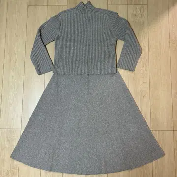 니트 셋업 스커트