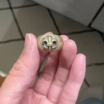 실버 925 플라워 모티브 반지