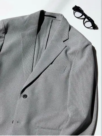 감동 자켓 팬츠 세트 UNIQLO 셋업 체크 GRAY