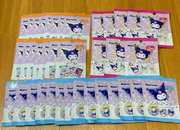 산리오 쿠로미 아크릴 코스터 참 씰 묶음 판매