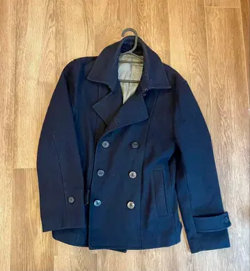 a.v.v HOMME 피코트 울 혼방 네이비 남성용 46