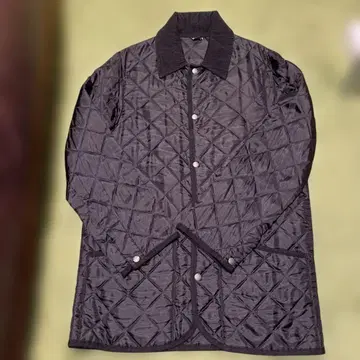 블랙 퀼팅 자켓 스코틀랜드제