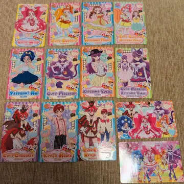 키라키라 프리큐어 아라모드 탑 제과 카드 세트