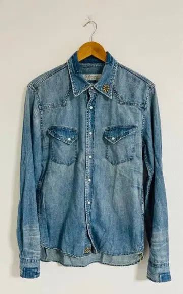 레미 레리프 REMI RELIEF 웨스턴 데님 셔츠 스터드 레어