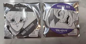 블루 록 나기 세이시로 미카게 레오 캔뱃지