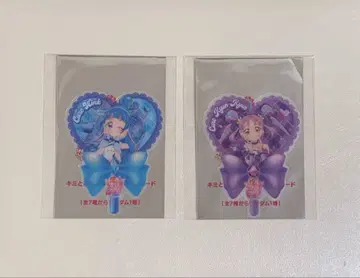 영화 너와 아이돌 프리큐어 특전 부채형 클리어 카드