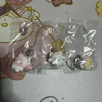 산리오 복슬복슬 스노우 메지루시 액세서리 3개 세트