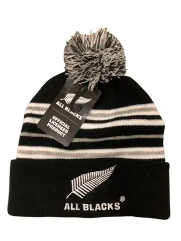 ALL BLACKS 니트 모자 폼폼 포함