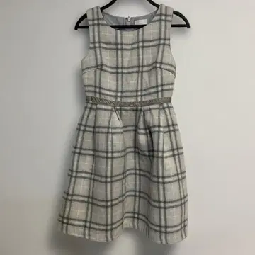 Lodisotto 체크 무늬 슬리브리스 원피스