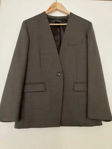 Spick and Span 더블 크로스 V 칼라 자켓 36