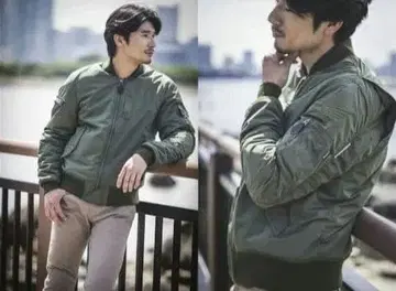 HONDA 다운 자켓 올리브 그린