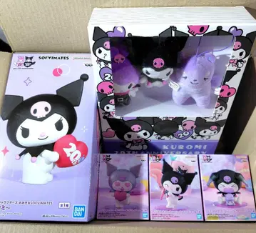 산리오 캐릭터즈 쿠로미 피규어 마스코트 총 5개 세트 미개봉 새상품