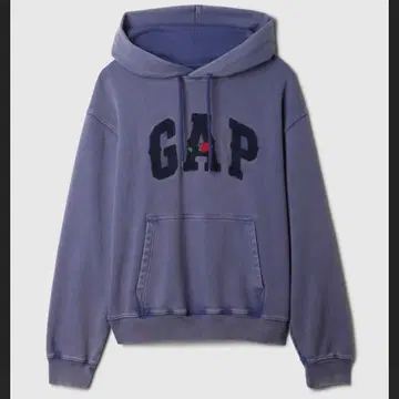 새상품급 Gap 로고 후드티 블루 헤비웨이트 웨스턴 후드티