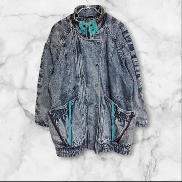 WEATHERED BLUES 데님 자켓 24W 루즈한 사이즈