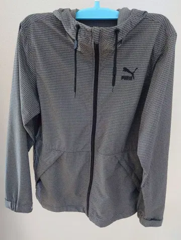 푸마 후드 부착 나일론 후드티 남성용 M