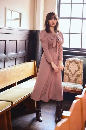 herlipto Mademoiselle Bow-Tie Lace Dress