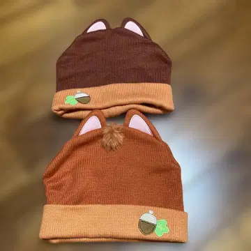 디즈니랜드 칩과 데일 니트 모자