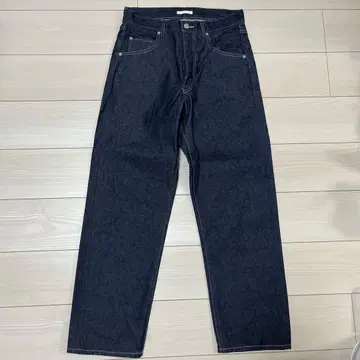 WYM 다크 블루 스트레이트 데님 팬츠