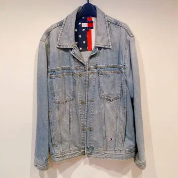 타미힐피거 데님 자켓 라이트 블루 L