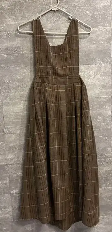 Cham. 체크 원피스