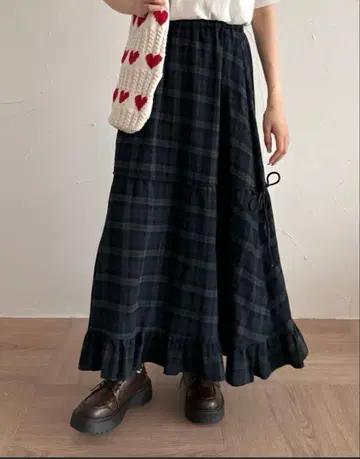 kutir 모듬 더블 리본 프릴 스커트