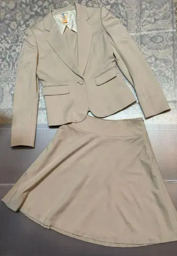 수트 컴퍼니 저지 소재 셋업 베이지 40