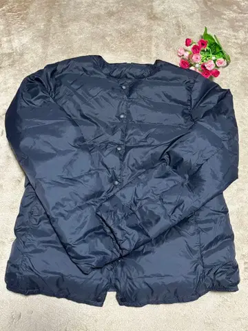 무인양품 네이비 M 사이즈 다운 자켓