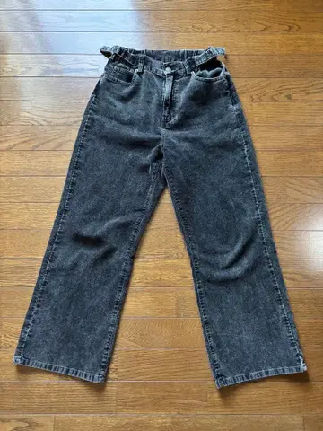 [ CIAOPANIC ] 코듀로이 팬츠 XS 블랙 새상품급