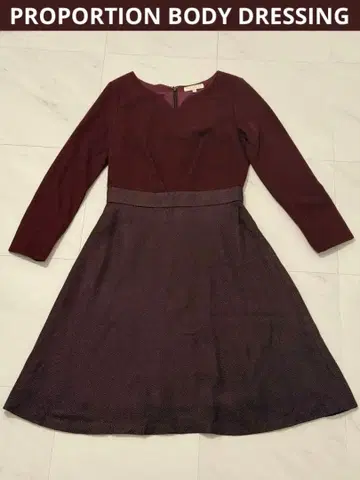프로포션 바디 드레싱 A라인 원피스