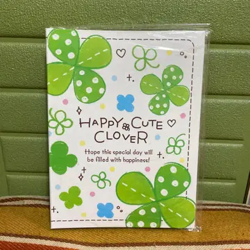 헤이세이 레트로 프로필첩 해피큐트 클로버 프로필 메모장 미개봉