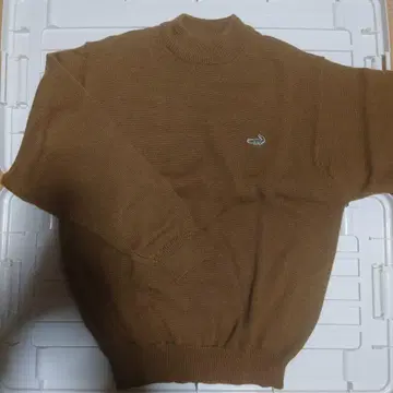 CROCODILE 브라운 울 스웨터 L 사이즈