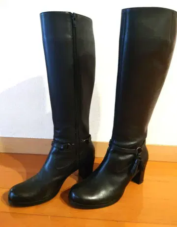 SALVATORE MELIANI 롱 부츠 블랙 가죽